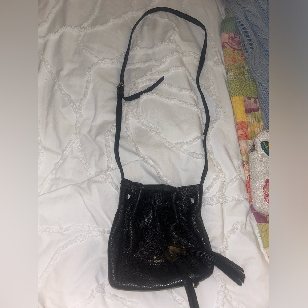 Kate Spade Black Bucket purse